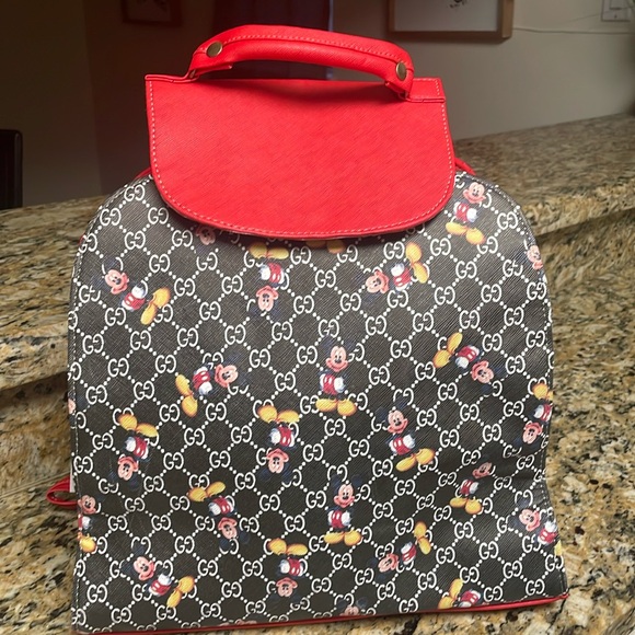 GUCCI X MINNIE MOUSE BACKPACK/DIAPER BAG - Picture 1 of 15